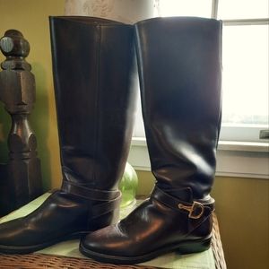 9 west boot sz7 leather